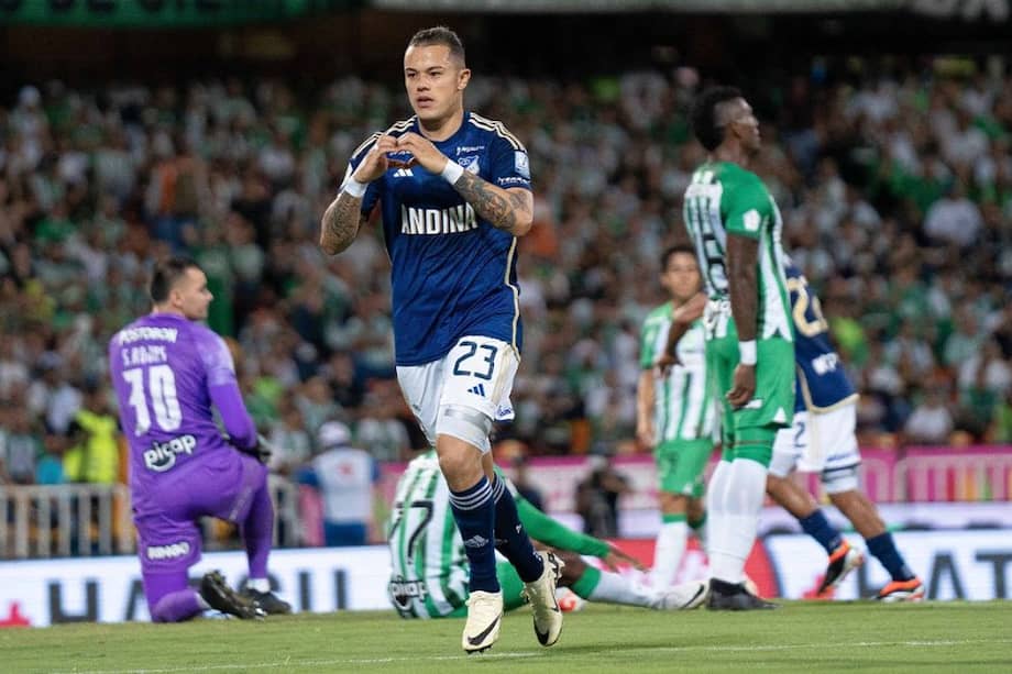 Leonardo Castro, el goleador de Millonarios.