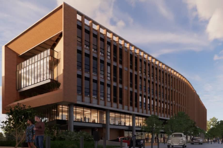 Render de la proyección de los nuevos edificios Multicampus Kennedy.