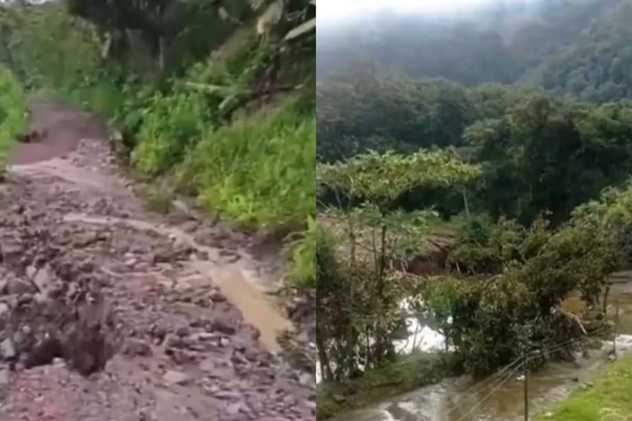 Autoridades mantienen monitoreos ante el riesgo de deslizamiento y crecientes súbitas en varias zonas del departamento.