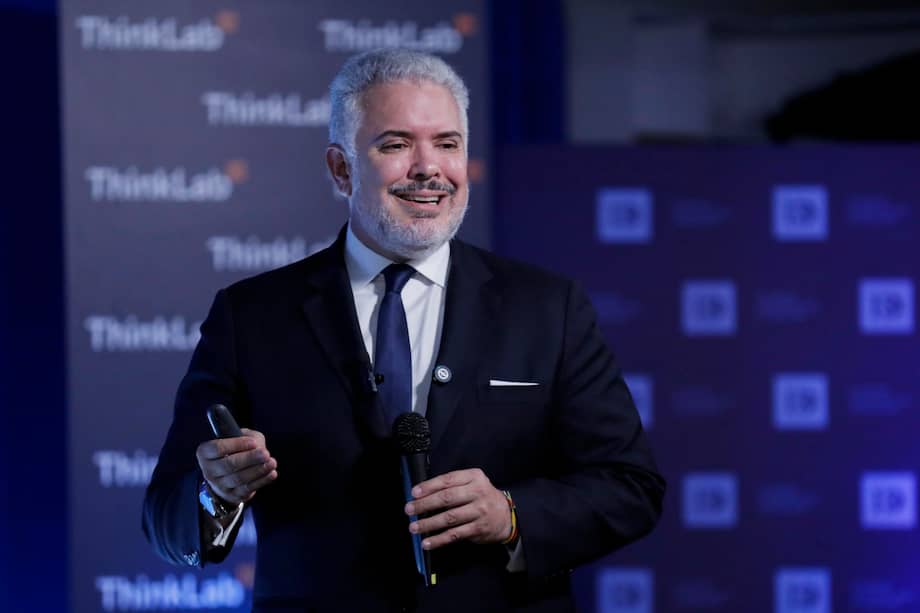 El expresidente colombiano Iván Duque.