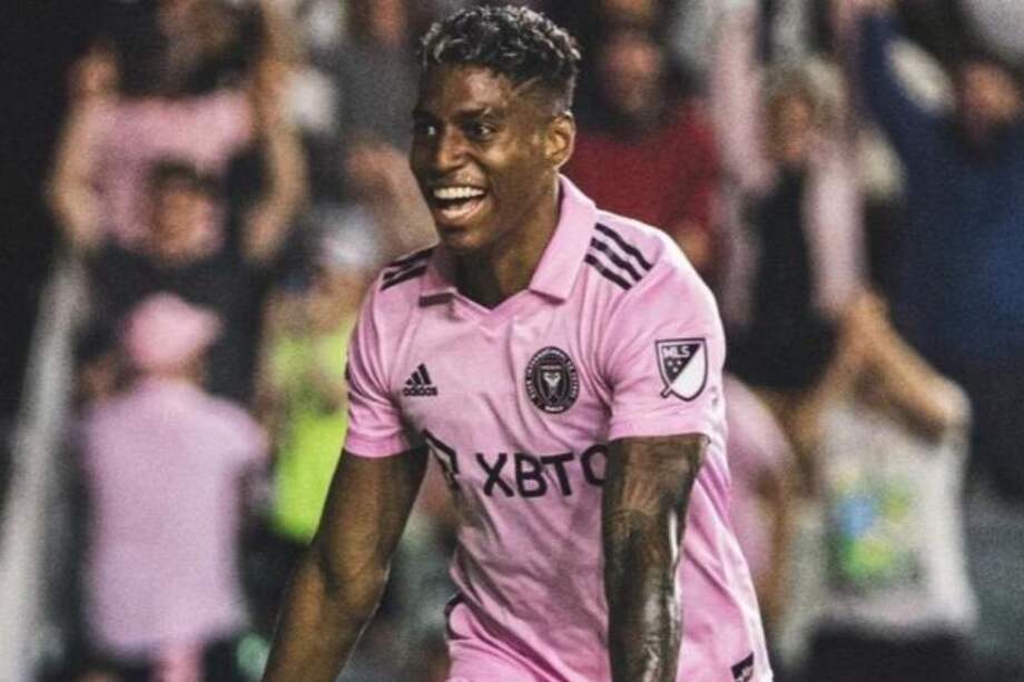 Emerson Rodríguez, con la camiseta de Inter de Miami.