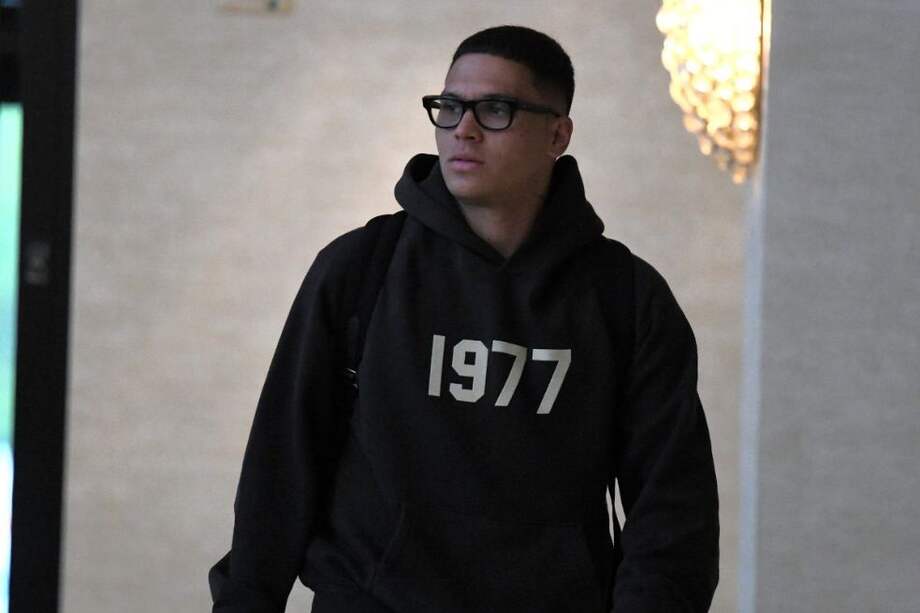 Juan Fernando Quintero en la concentración del combinado nacional.