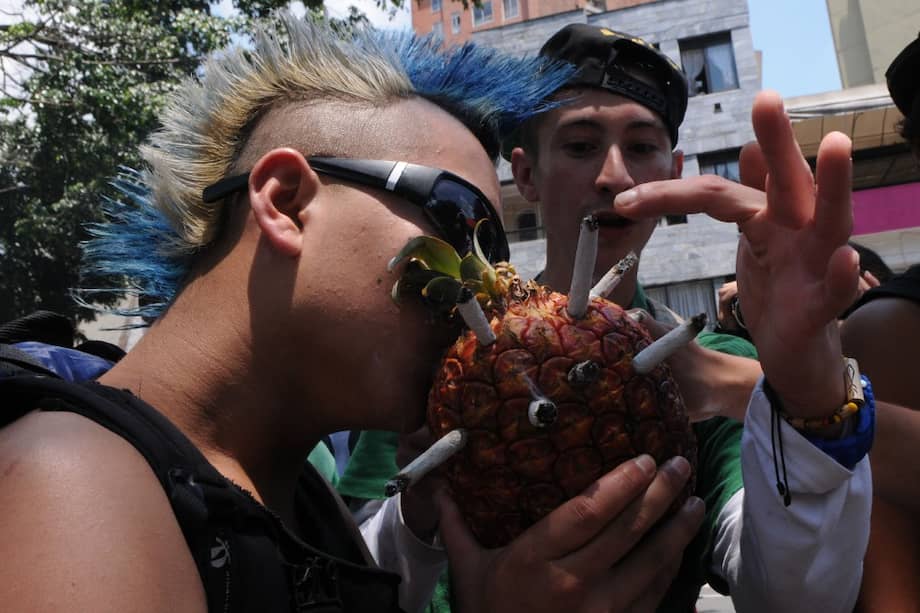 Una cadena humana por la marihuana