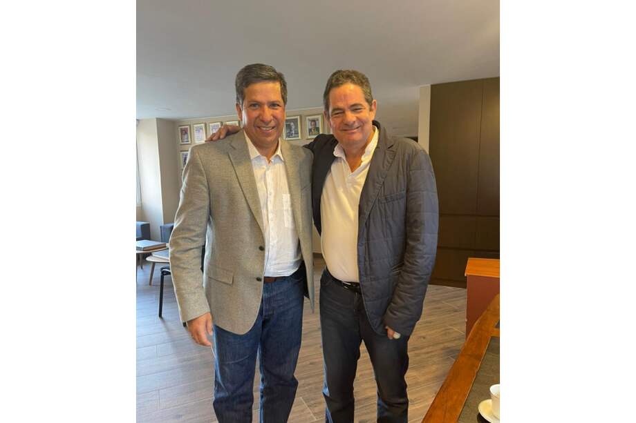 Germán Vargas Lleras y Rodrigo lara Sánchez, fórmula de Federico Gutiérrez, se reunieron en la tarde de este jueves.