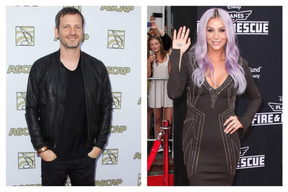 El productor Dr. Luke y la cantante Kesha.