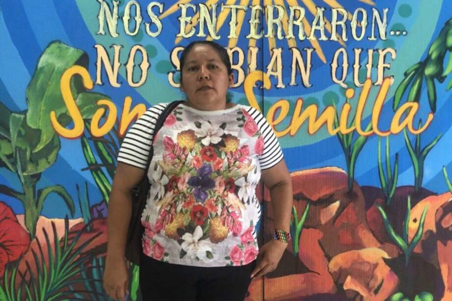 Liliana Roa, integrante del movimiento político Centro Oriente de Colombia. / Edinson Bolaños