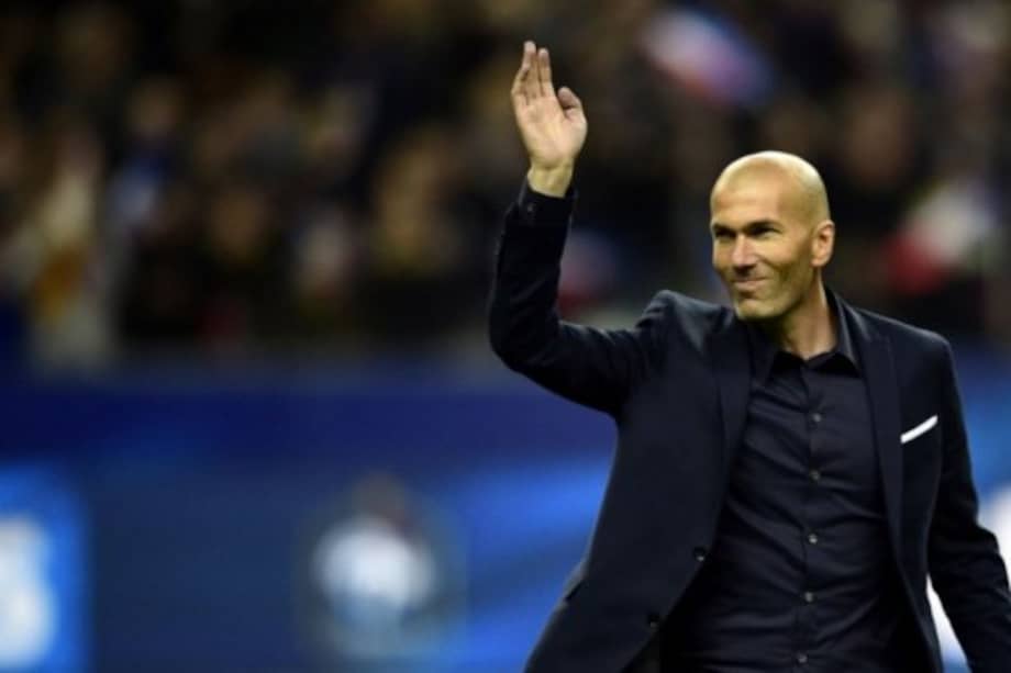 Zinedine Zidane, nuevo entrenador del Real Madrid. Foto: AFP