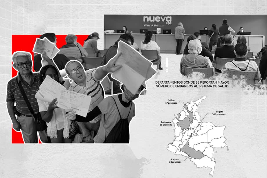 Crisis en el sistema de salud colombiano.