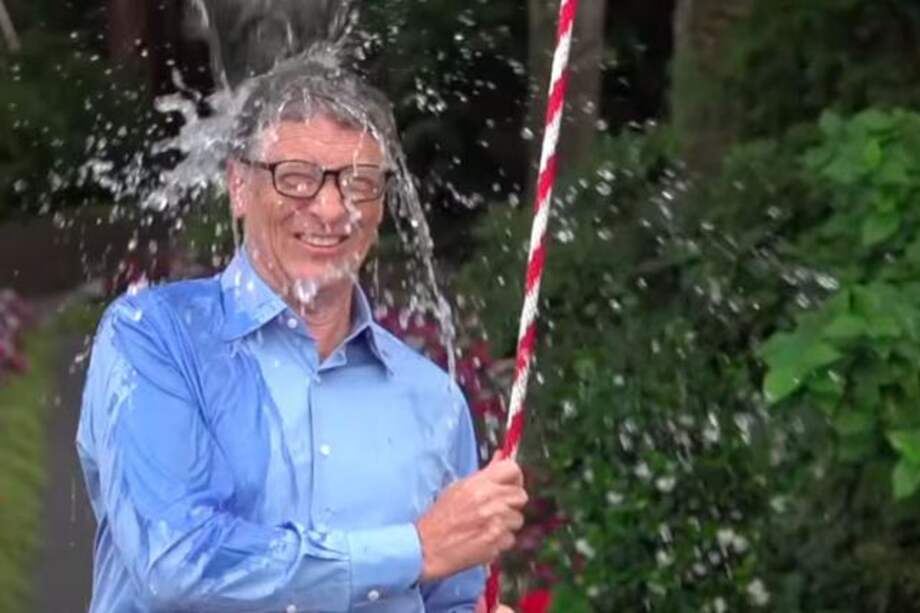 Bill Gates, uno de los participantes en el "Ice Bucket Challenge" /Foto: Cromos