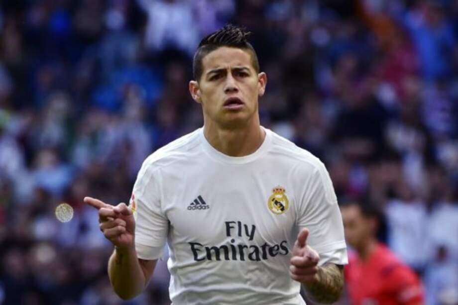 James llego a la entidad blanca despues de ser el goleador del Mundial Brasil 2014. / AFP