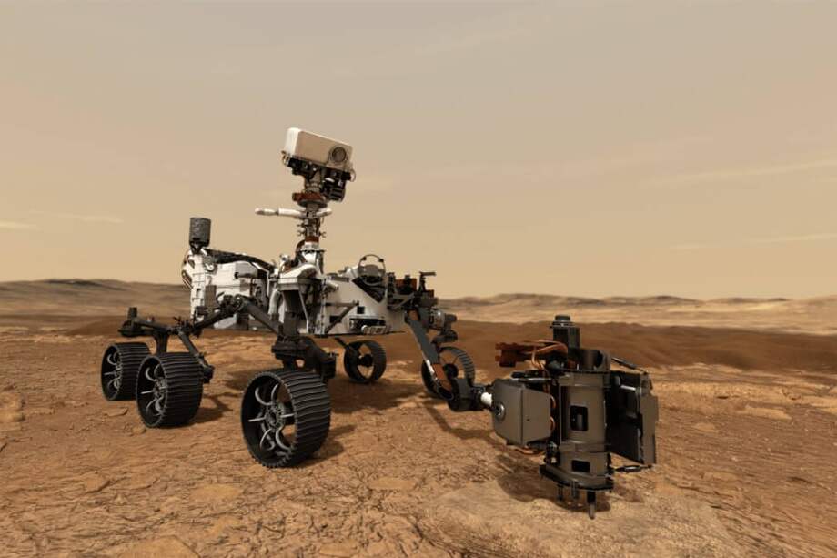 Ilustración de la misión de la NASA Mars 2020. / Nasa