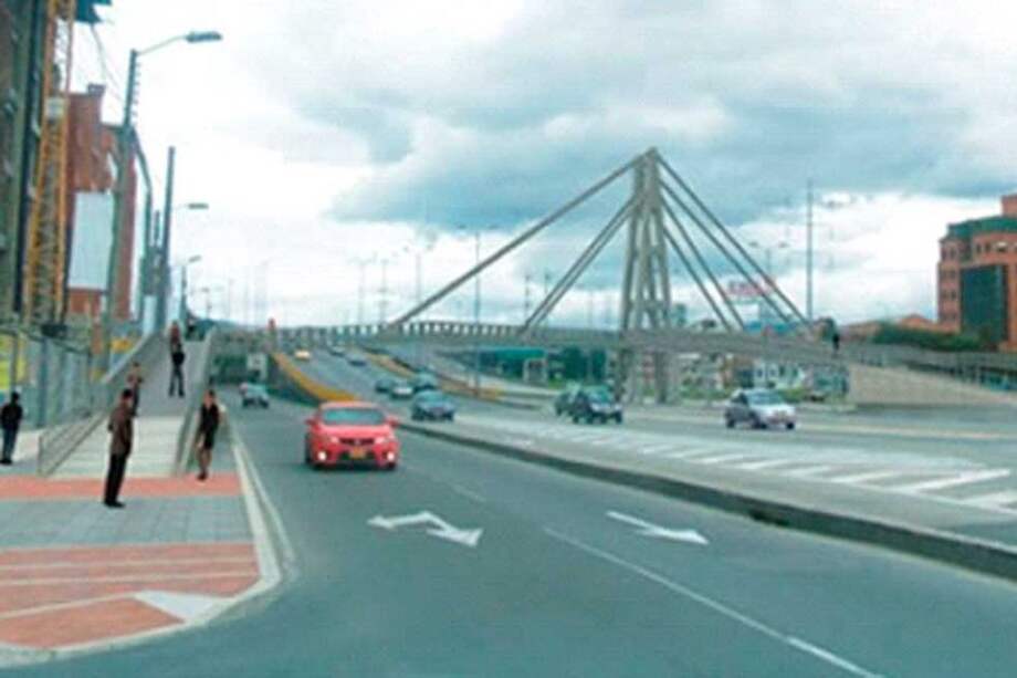 Nuevo puente peatonal de la calle 100 con Autopista Norte estará listo en agosto