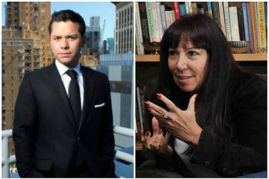 Luis Carlos Vélez y María Jimena Duzán. / Archivo El Espectador.