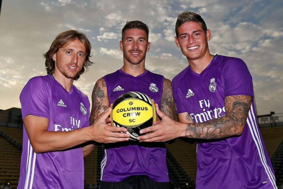 Modric, Ramos y James se unieron a los entrenamientos del Real Madrid. Foto: Real Madrid