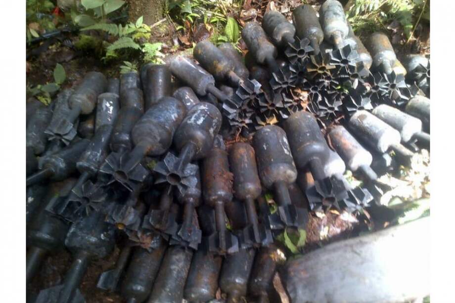 Ejército halló tres toneladas de granadas de las Farc en Nariño