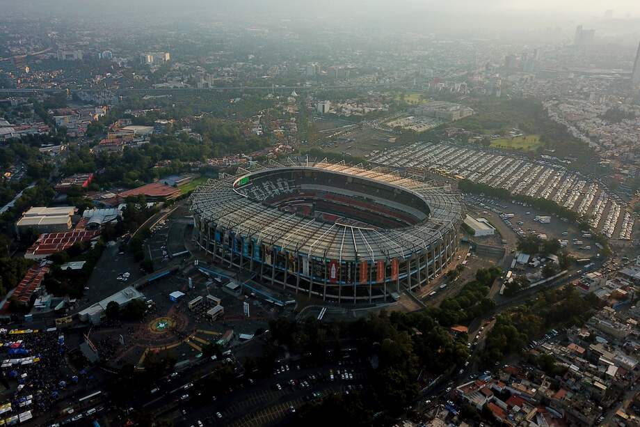 El mítico Estadio Azteca de Ciudad de México, en el que se coronaron campeones del mundo el Brasil de Pelé y la Argentina de Maradona.