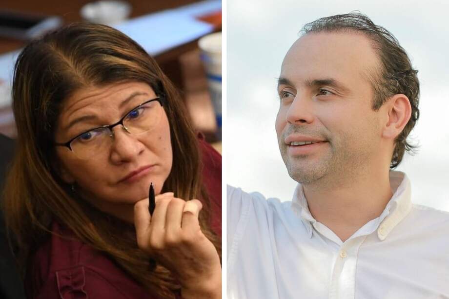 Sandra Ramírez y Alejandro Éder.