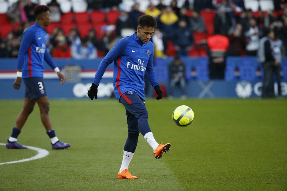 Neymar, delantero brasileño del PSG. / AFP