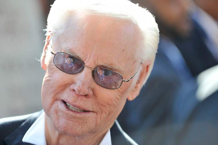 El músico George Jones en febrero de 2012.