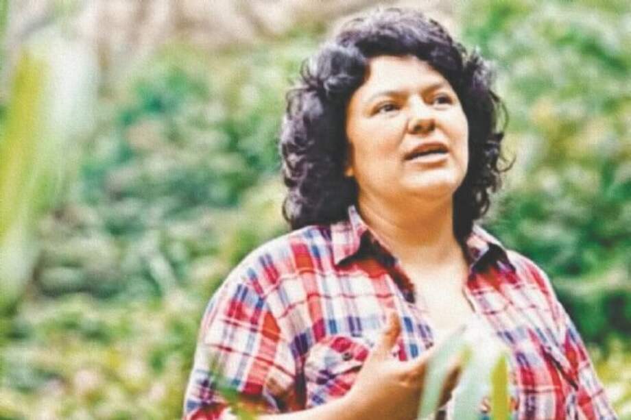 La activista Berta Cáceres, de Honduras, fue asesinada en su casa el 2 de marzo del 2016. / AFP