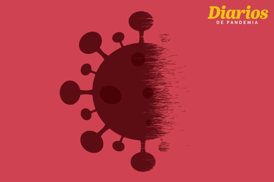 "Mi papá da positivo en la prueba, mi mamá lo acompaña hasta una puerta y él se despide con una mirada a la distancia".