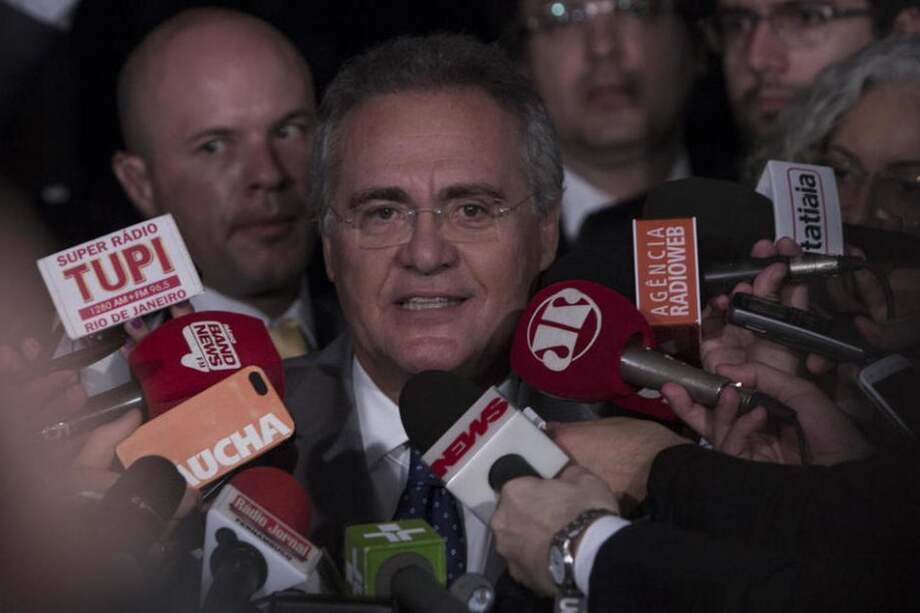El presidente del Senado brasileño, Renan Calheiros. / EFE