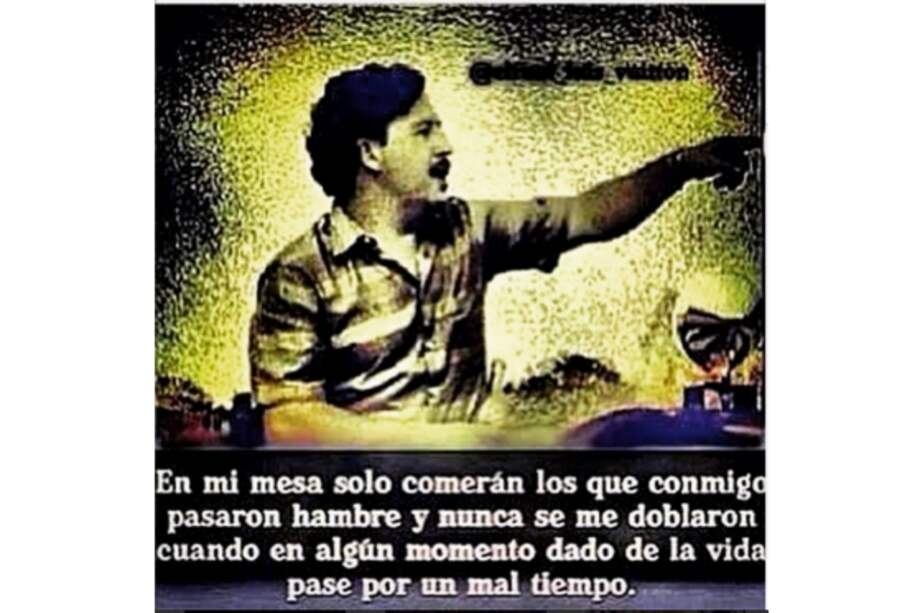 Críticas a futbolista Marcos Rojo por publicar en redes imagen de Pablo Escobar