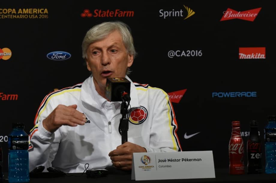 José Pékerman, director técnico de la selección Colombia. / AFP