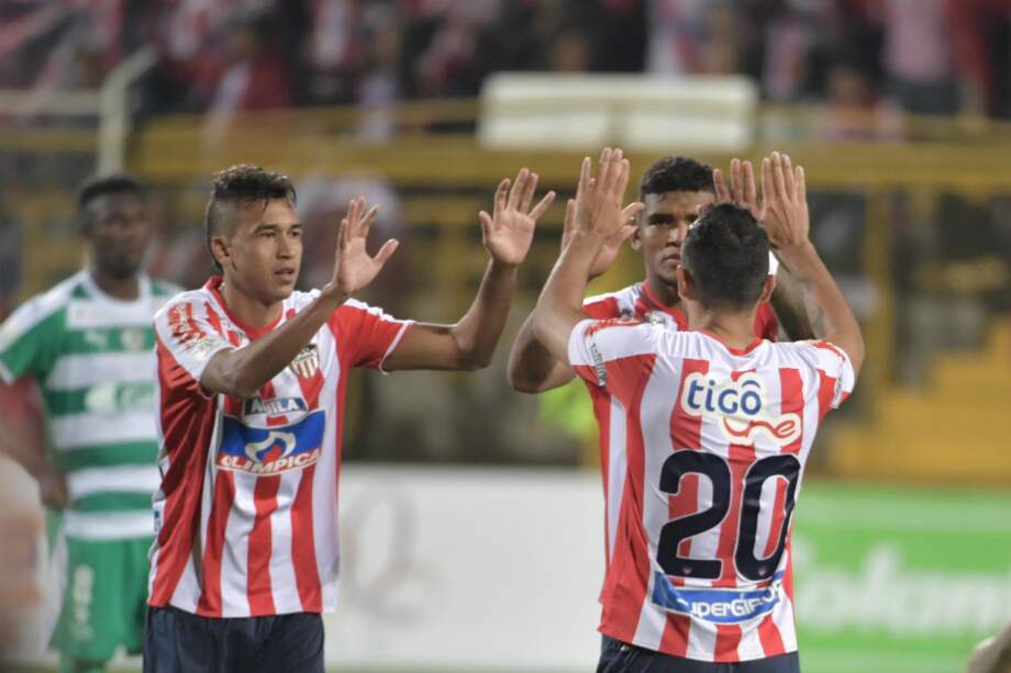 El Júnior ganó 1-0 en la ida con gol de Luis Díaz. / Óscar Pérez