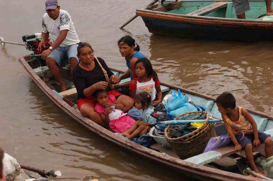 En la Amazonia viven 22 grupos indígenas, que ocupan el 55% del territorio. / Archivo