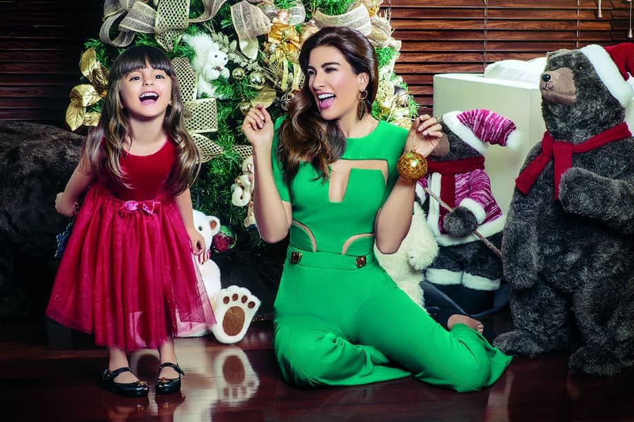 Andrea Serna celebrará la Navidad al lado de su hija, Emilia. / Revista Vea