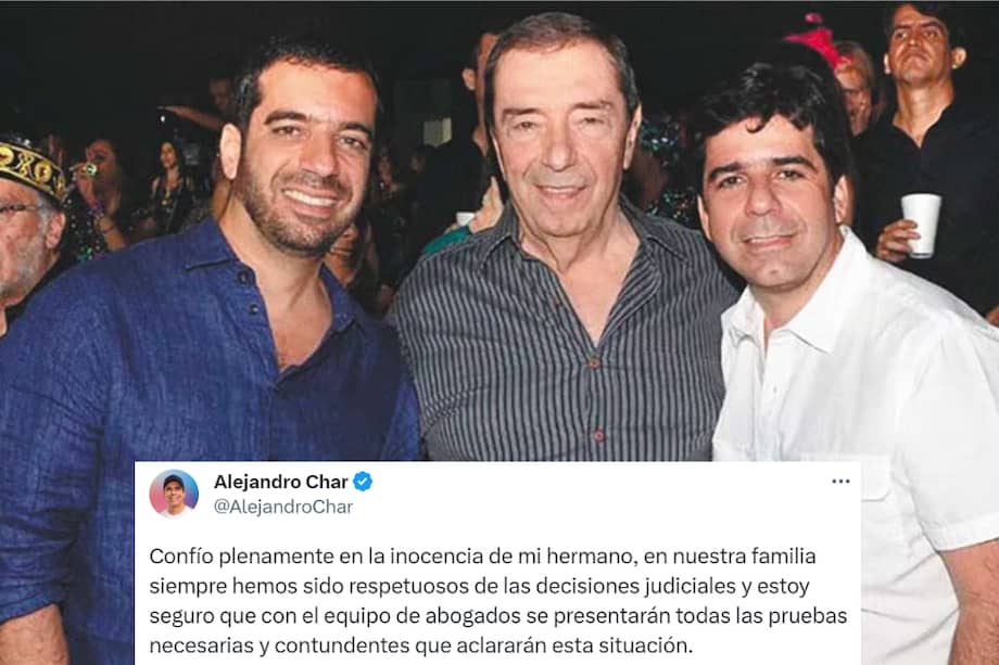 En la imagen están Arturo, Fuad y Alejandro Char, los más visibles de esta poderosa familia del Atlántico.