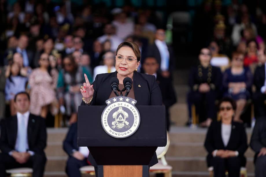 Xiomara Castro, presidenta de Honduras.