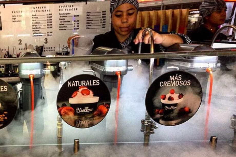 La cocina molecular es aún un privilegio de pocos. Los helados congelados con nitrógeno líquido, como estos, están al alcance de un público mayor. / Cortesía