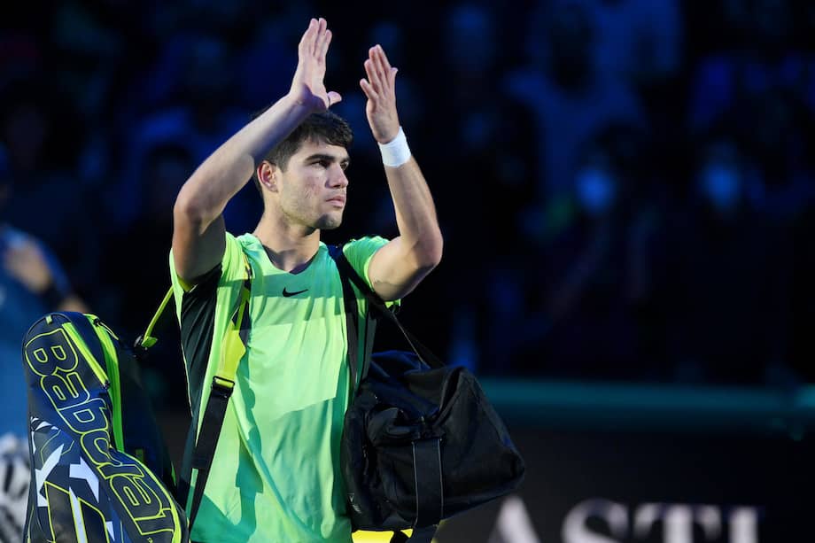 Carlos Alcaraz, en el Torneo de Maestros.