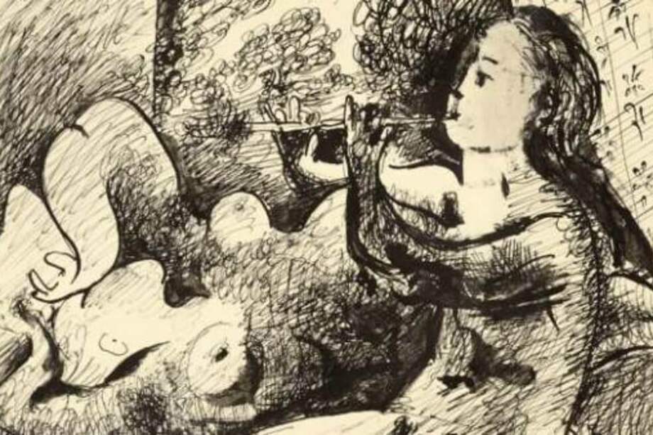 Pintado con tinta china, el dibujo del pintor español estaba estimado entre 250.000 y 350.000 euros. / EFE - Christie's