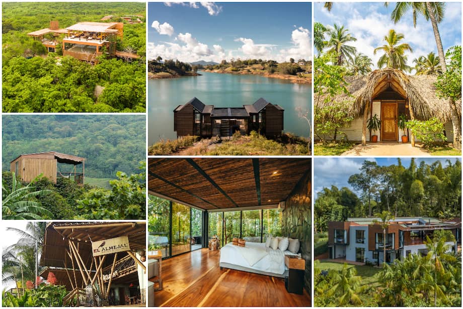 Siete ecohoteles en Colombia.