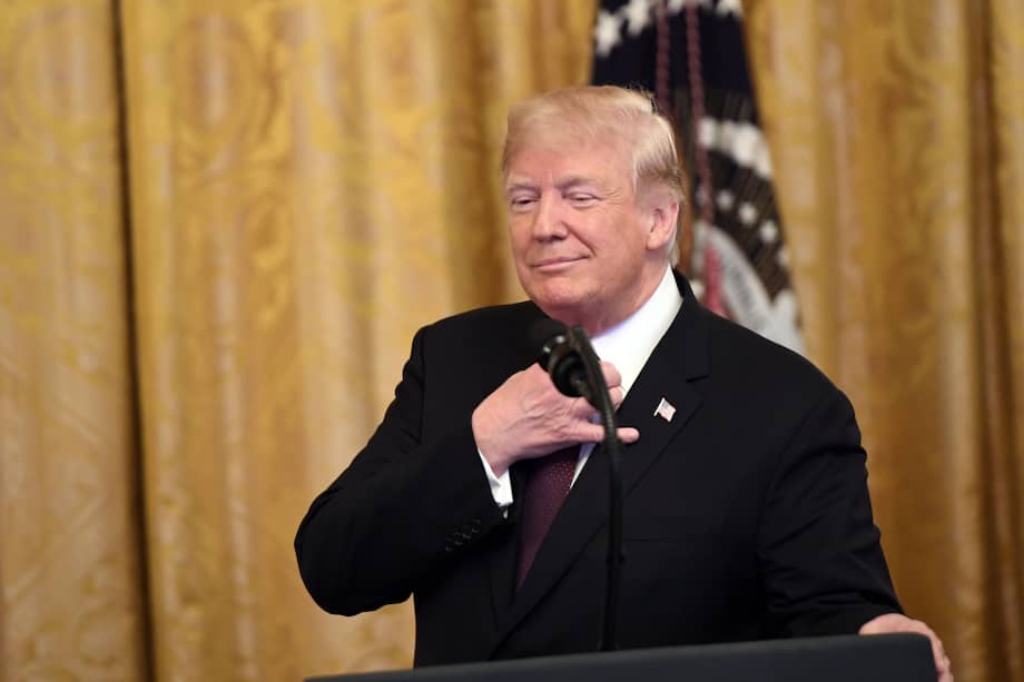 El presidente de Estados Unidos, Donald Trump. / AFP