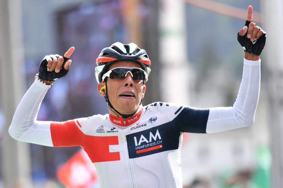 El ciclista colombiano Járlinson Pantano, protagonista del pasado Tour de Francia. / Efe