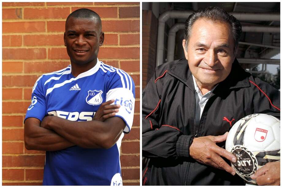 Bónner Mosquera jugó 495 partidos en Millonarios, 45 de ellos ante Santa Fe. ‘El Maestrico’ Alfonso Cañón vistió 505 veces la camiseta cardenal. Anotó 146 goles.