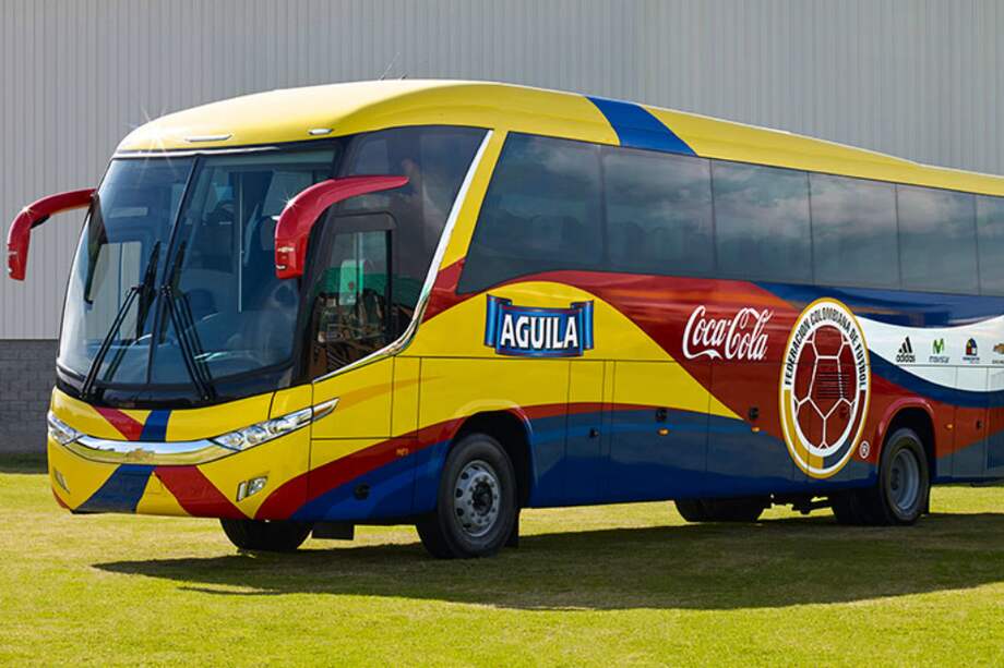 Bus de la selección colombiana de fútbol. / FCF