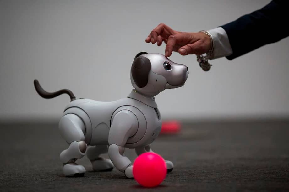 Aibo, el perro capaz de crear conexiones emocionales con los humanos. / AFP