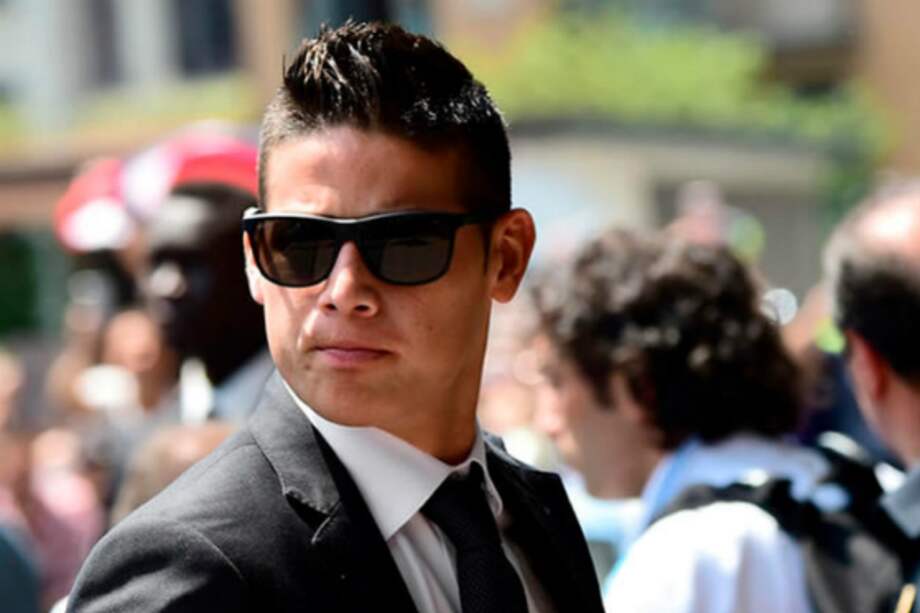 James David Rodríguez Rubio, jugador de Real Madrid y capitán de la selección Colombia. / AFP