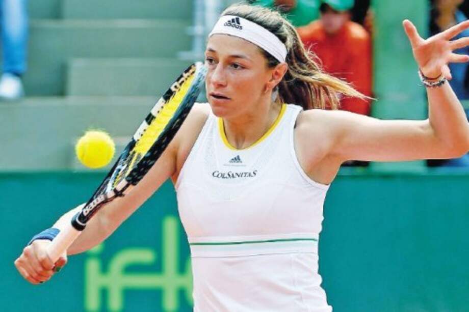 Mariana Duque, tenista colombiana.