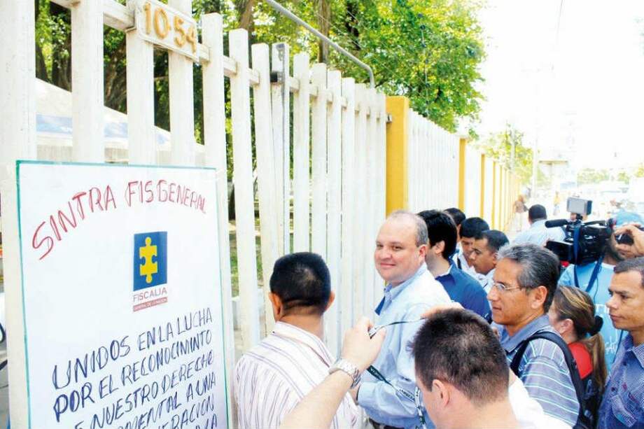 El supernotariado, Jorge Enrique Vélez, intentó, sin éxito por el paro judicial, poner la denuncia en la Fiscalía de Cereté. /Meridiano de Córdoba