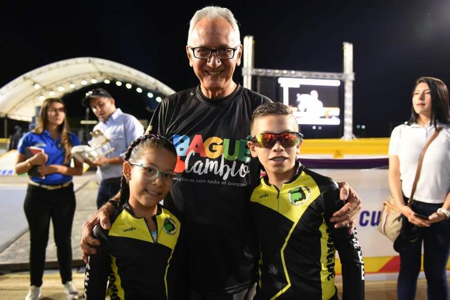 Guillermo Jaramillo, alcalde de Ibagué, durante la ceremonia de inauguración del estadio de fútbol. / Cortesía Alcaldía de Ibagué