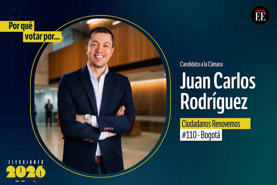 Juan Carlos Rodríguez, candidato a la Cámara.