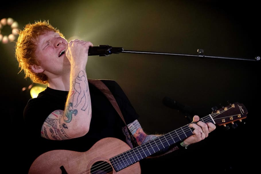 Ed Sheeran, cantante británico.