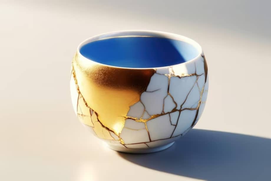 Generalmente, el relleno también se elabora con laca 'urushi'.