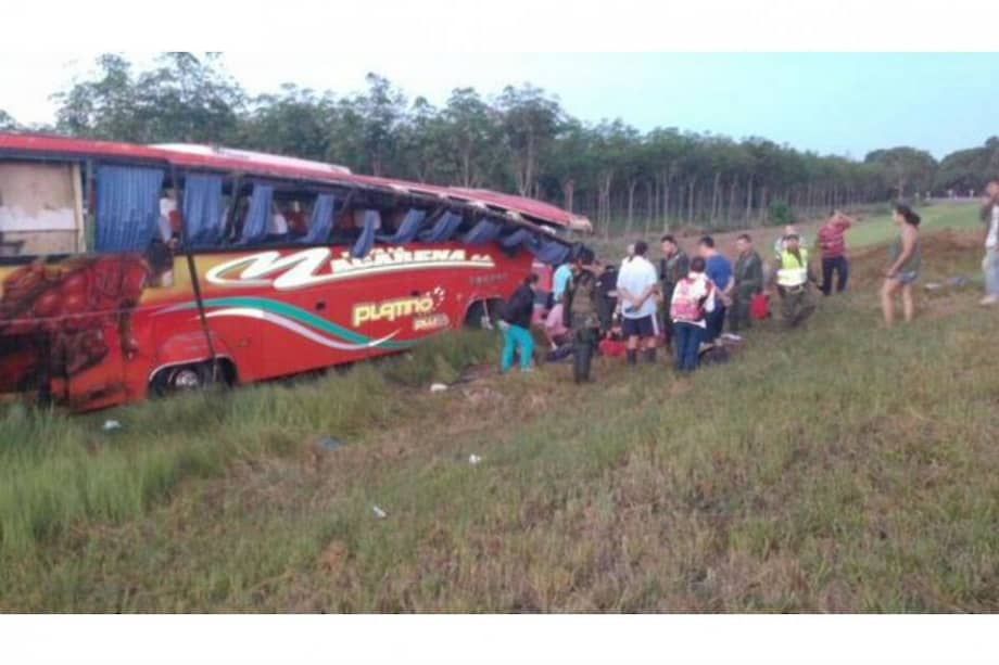 Accidente de tránsito en Meta deja dos muertos y seis heridos